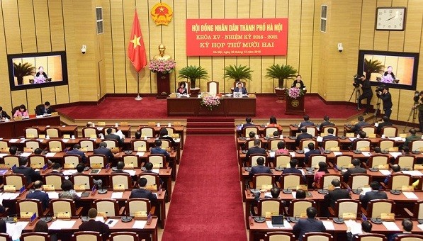 Kỳ họp thứ 12 HĐND TP. Hà Nội khóa XVI. Ảnh: Hòa An - Cổng TTĐT TP. Hà Nội. Kỳ họp thứ 12 HĐND TP. Hà Nội khóa XVI. Ảnh: Hòa An - Cổng TTĐT TP. Hà Nội.
