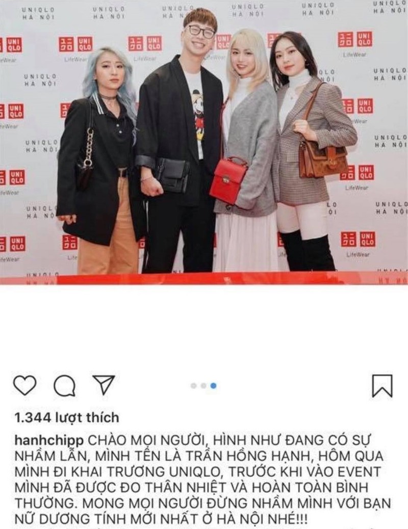 Nội dung chia sẻ của Trần Hồng Hạnh (Hanhchipp) trên mạng xã hội. Ảnh chụp màn hình: TH. Nội dung chia sẻ của Trần Hồng Hạnh (Hanhchipp) trên mạng xã hội. Ảnh chụp màn hình: TH.