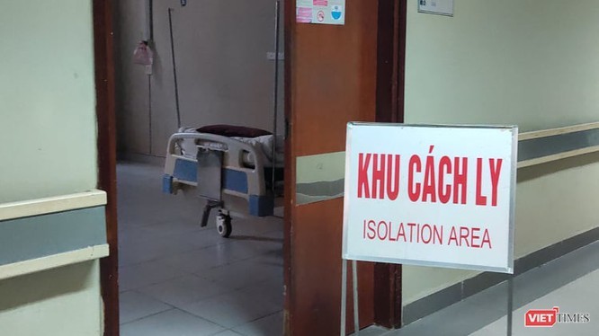 Khu vực cách ly (Ảnh: Minh Thúy) 