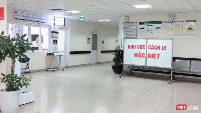 Khu vực cách ly đặc biệt tại Bệnh viện Bệnh Nhiệt đới Trung ương (Ảnh: Minh Thúy) 