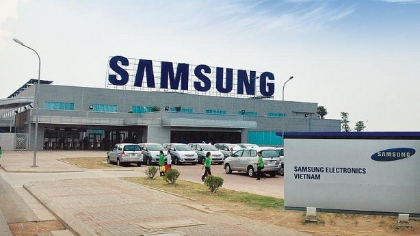 Công ty TNHH Samsung Display Việt Nam - nơi bệnh nhân mắc COVID-19 thứ 262 làm việc. Ảnh: Samsung Việt Nam.