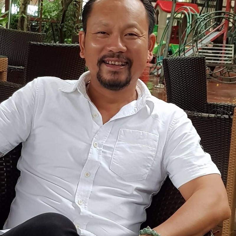 Nguyễn Phú Phúc với nụ cười đôn hậu.