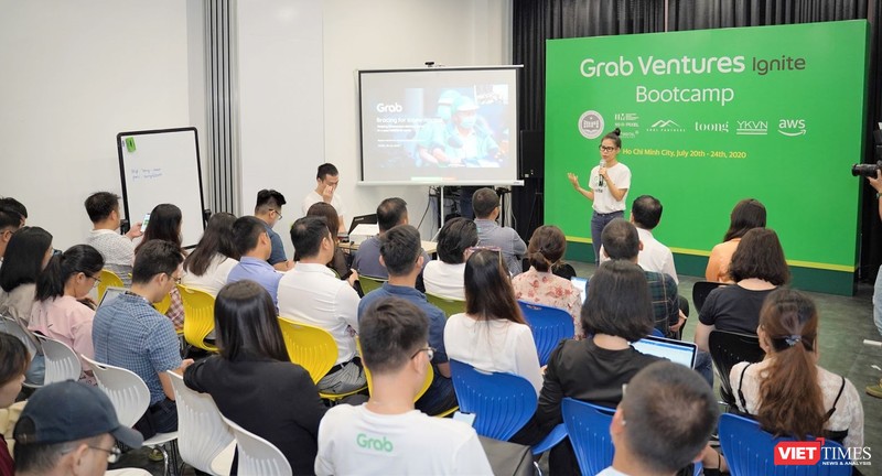 Bà Nguyễn Thái Hải Vân, Giám đốc Điều hành, Grab Việt Nam tại Bootcamp.