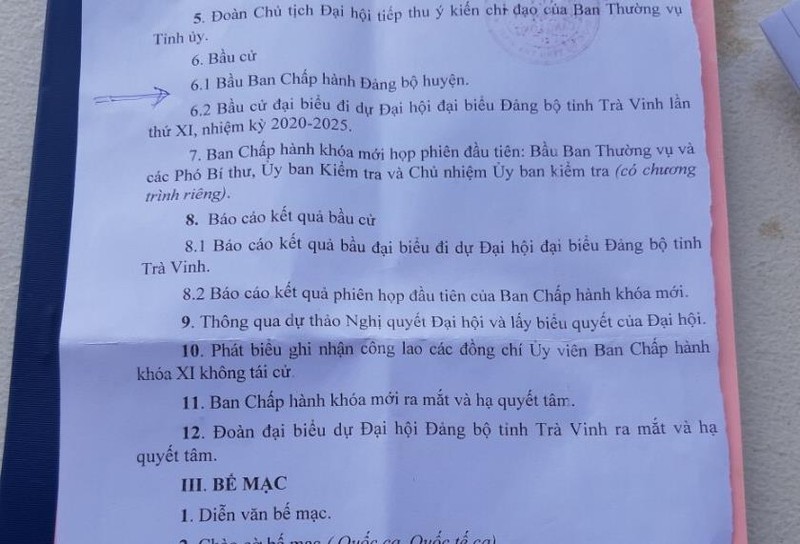 Chương trình Đại hội Đảng bộ huyện Càng Long Chương trình Đại hội Đảng bộ huyện Càng Long