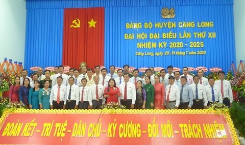 Ban chấp hành Đảng bộ huyện Càng Long nhiệm kỳ 2020 - 2025 Ban chấp hành Đảng bộ huyện Càng Long nhiệm kỳ 2020 - 2025