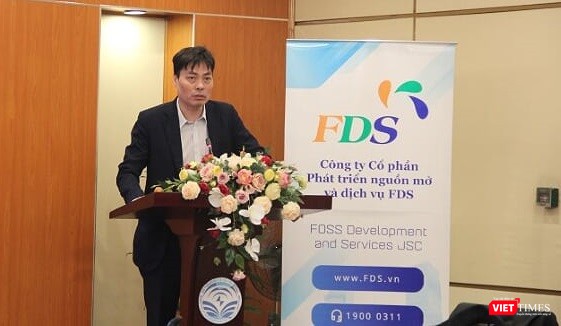 Ông Trần Kiêm Dũng - GĐ Công ty CP Phát triển Nguồn mở và Dịch vụ FDS. Ông Trần Kiêm Dũng - GĐ Công ty CP Phát triển Nguồn mở và Dịch vụ FDS.