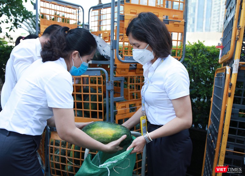 Hệ thống phương tiện thu gom vận chuyển giúp lưu thoát nhanh chóng các mặt hàng nông sản