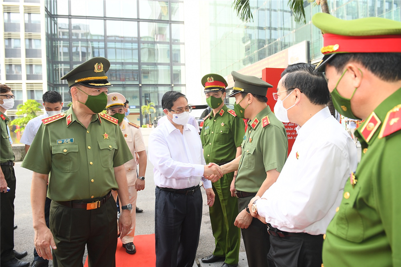 Thủ tướng Chính phủ Phạm Minh Chính đến dự Hội nghị. Thủ tướng Chính phủ Phạm Minh Chính đến dự Hội nghị.