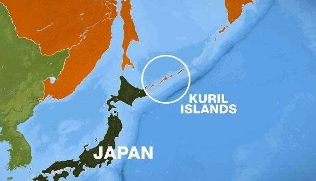 Vị trí quần đảo Kuril. Vị trí quần đảo Kuril.