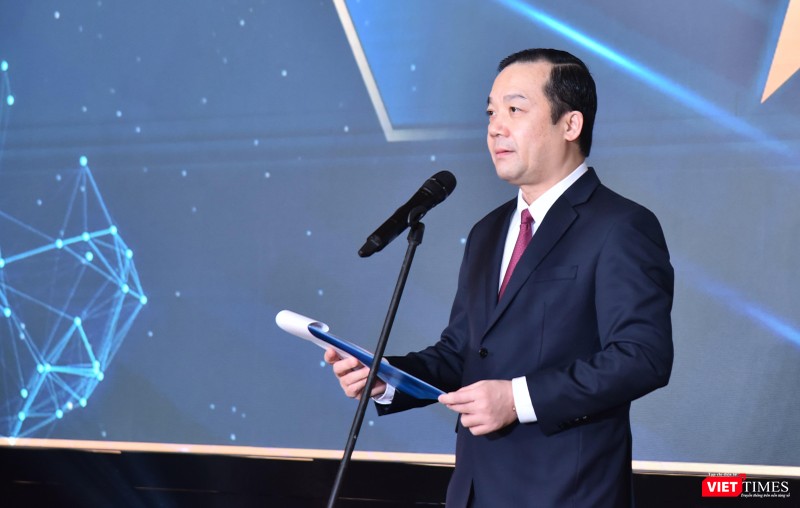 Thứ trưởng Bộ Thông tin và Truyền thông Phạm Đức Long phát biểu tại lễ công bố. Thứ trưởng Bộ Thông tin và Truyền thông Phạm Đức Long phát biểu tại lễ công bố.