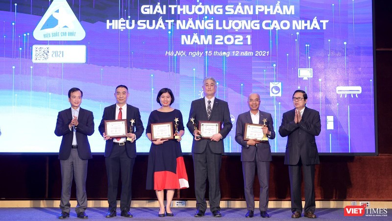 Các doanh nghiệp đạt giải thưởng Sản phẩm hiệu suất năng lượng cao nhất năm 2021.