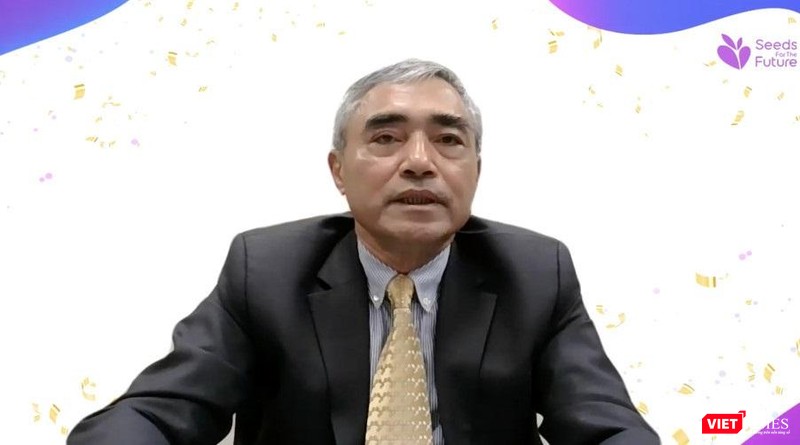 Ông Nguyễn Minh Hồng - Chủ tịch Hội Truyền thông số Việt Nam - phát biểu trực tuyến tại sự kiện. Ông Nguyễn Minh Hồng - Chủ tịch Hội Truyền thông số Việt Nam - phát biểu trực tuyến tại sự kiện.