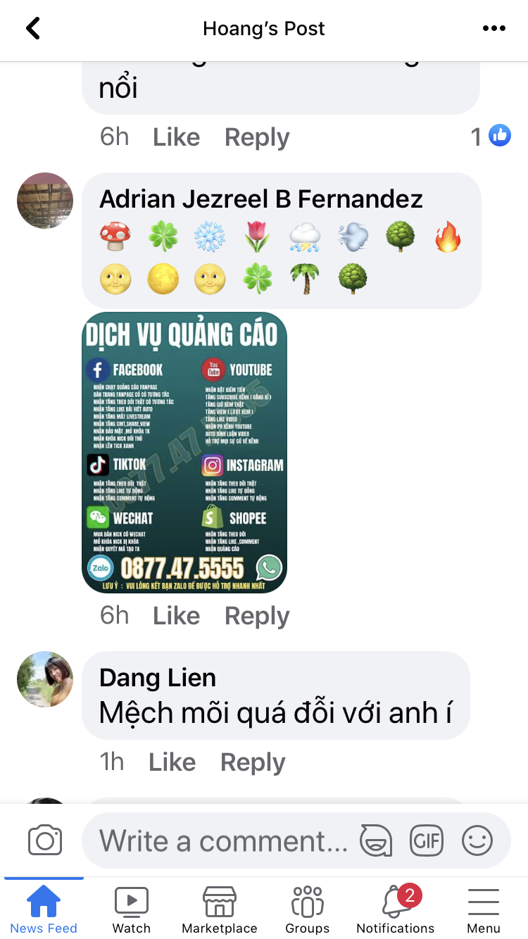 Nhiều công ty truyền thông đã có hẳn một chiến lược kinh doanh ăn theo xu hướng này với những tin nhắn gửi đến cho những cá nhân trên mạng xã hội, thả quảng cáo vào &quot;nhà&quot; các Facebooker có đông người theo dõi, công khai mời chào mua bài, mua Facebook có tick xanh…