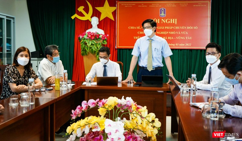 Buổi làm việc của Trung tâm Internet Việt Nam (VNNIC), Sở TT&amp;TT tỉnh Bà Rịa – Vũng Tàu và Nhà đăng ký tên miền iNET về việc hỗ trợ các doanh nghiệp nhỏ và vừa tăng tốc chuyển đổi số.