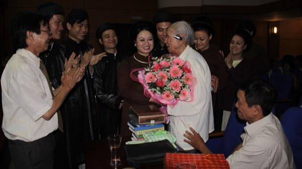 Nhà nghiên cứu, soạn giả Mịch Quang được giới sân khấu trân trọng coi là “Lão tướng” của ngành Tuồng