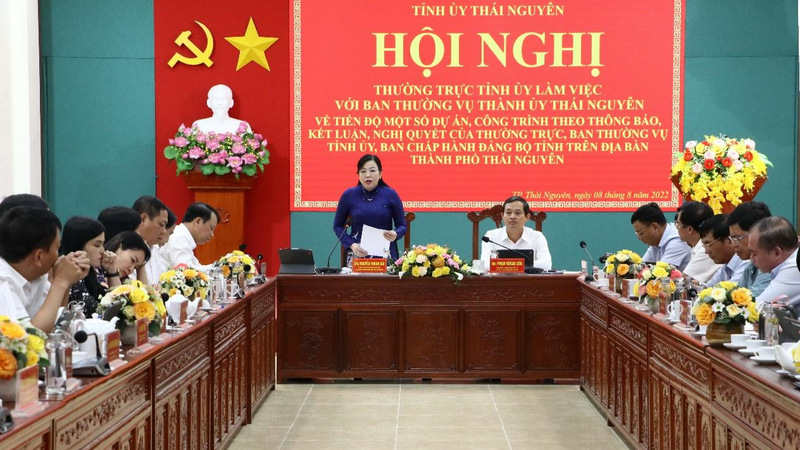 Bí thư Tỉnh ủy Nguyễn Thanh Hải phát biểu chỉ đạo tại Hội nghị.