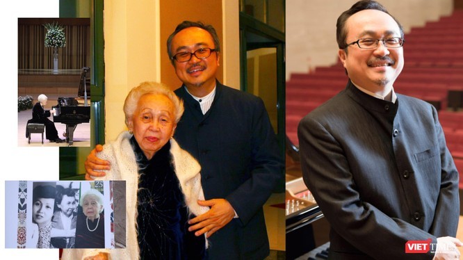 NSND. Đặng Thái Sơn và thân mẫu của ông - bà Thái Thị Liên năm bà tròn 101 tuổi (ảnh: Hirotoshi Sato) NSND. Đặng Thái Sơn và thân mẫu của ông - bà Thái Thị Liên năm bà tròn 101 tuổi (ảnh: Hirotoshi Sato)