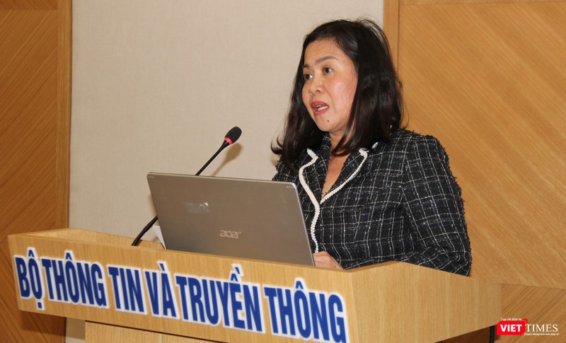 Bà Trần Thu Hiền khẳng định cần xác định tinh thần triển khai quyết liệt, kiên trì, liên tục chương trình IPv6 Quốc gia. Bà Trần Thu Hiền khẳng định cần xác định tinh thần triển khai quyết liệt, kiên trì, liên tục chương trình IPv6 Quốc gia.