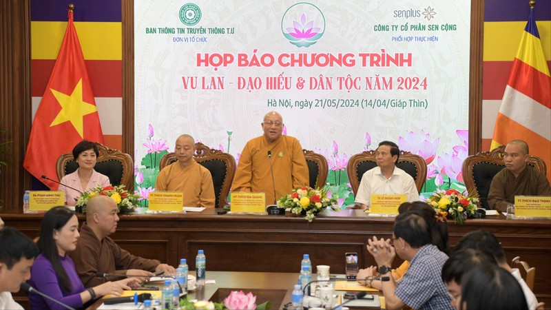 Chương trình Vu lan - Đạo hiếu & Dân tộc năm 2024 đề cao đạo hiếu, tri ân tổ quốc