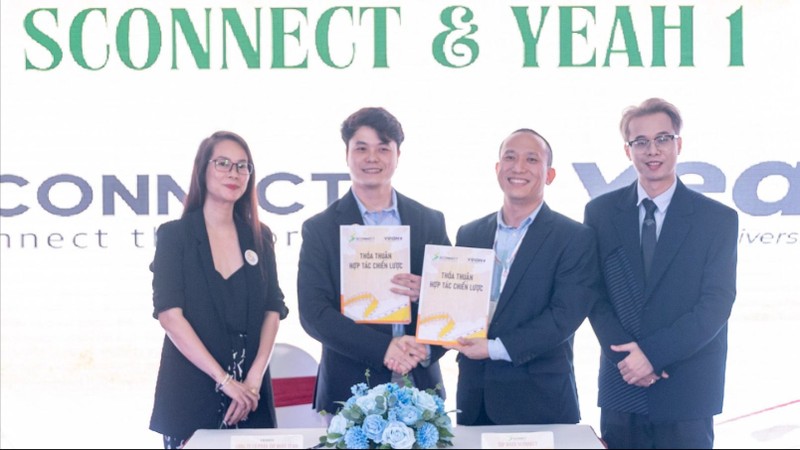 Sconnect ký kết hợp tác chiến lược với Yeah1.