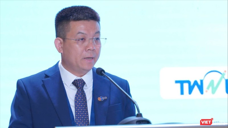 Giám đốc VNNIC Nguyễn Hồng Thắng cho biết Việt Nam nằm trong top 10 toàn cầu về áp dụng IPv6. Ảnh: Tuấn Khoa. vt_nguyễn thắng.jpg