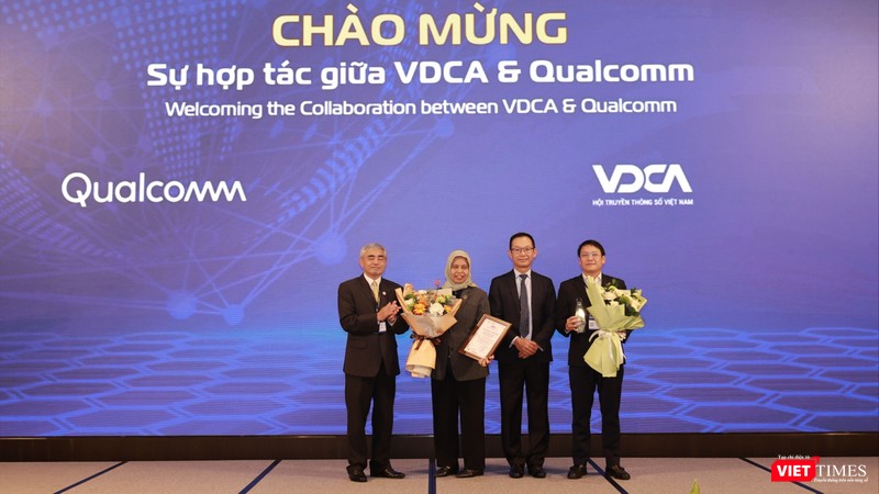 Hội Truyền thông số Việt Nam (VDCA) và Qualcomm công bố hợp tác. vt_VDCA Qualcomm.jpg