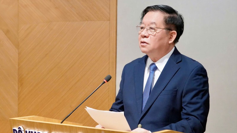 Ông Nguyễn Trọng Nghĩa yêu cầu làm tốt công tác tuyên truyền, định hướng nhận thức xã hội về vai trò của khoa học, công nghệ, đổi mới sáng tạo, xây dựng đội ngũ trí thức và chuyển đổi số đối với phát triển đất nước. z6652520718509_1525f5ef1cd05a60379c64b5b61e014b.jpg