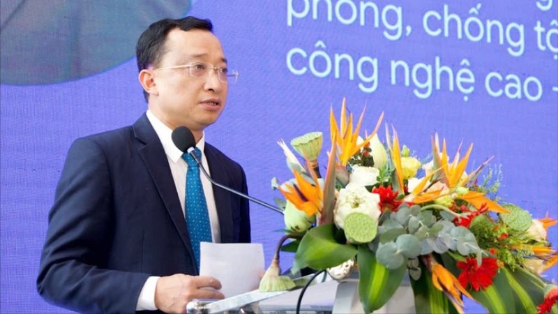 Thượng tá Nguyễn Bá Sơn, Phó Cục trưởng Cục An ninh mạng và phòng, chống tội phạm sử dụng công nghệ cao - Bộ Công an. Thượng tá Nguyễn Bá Sơn - Phó Cục trưởng Cục An ninh mạng và phòng, chống tội phạm sử dụng công nghệ cao - Bộ Công an (1).JPG