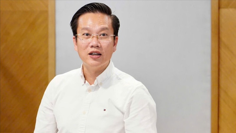 Ông Hà Minh Hiệp thông tin Quy chuẩn kỹ thuật quốc gia về trụ sạc xe điện sẽ sớm được ban hành. ĐC Hà Minh Hiệp - Chánh Văn Phòng (3).jpg