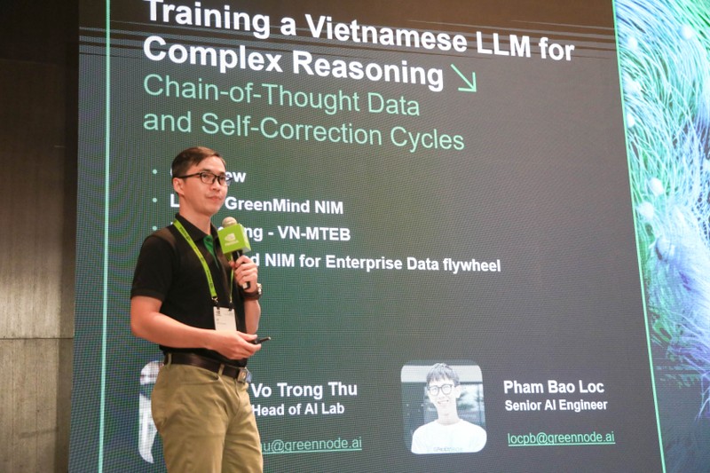 GreenMind - mô hình suy luận LLM tiếng Việt mã nguồn mở đầu tiên tích hợp trên nền tảng NVIDIA NIM được GreenNode chính thức giới thiệu. GreenMind.jpg