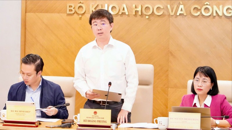 Ông Bùi Hoàng Phương, Thứ trưởng Bộ KH&CN cho biết tháng 11/2025, Bộ đã tập trung hoàn thiện hệ thống thể chế.