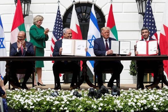 Ký bình thường hóa quan hệ giữa Israel và một số nước Ả rập dưới thời Tổng thống Donald Trump tại Nhà Trắng (Ảnh: Reuters) Ký bình thường hóa quan hệ giữa Israel và một số nước Ả rập dưới thời Tổng thống Donald Trump tại Nhà Trắng (Ảnh: Reuters)