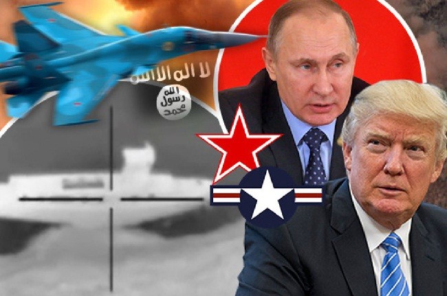 Nga “lật mặt nạ” Mỹ tại Syria (ảnh: Dailystar)