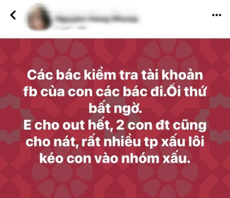 Bài đăng của vợ danh hài Xuân Bắc Bài đăng của vợ danh hài Xuân Bắc