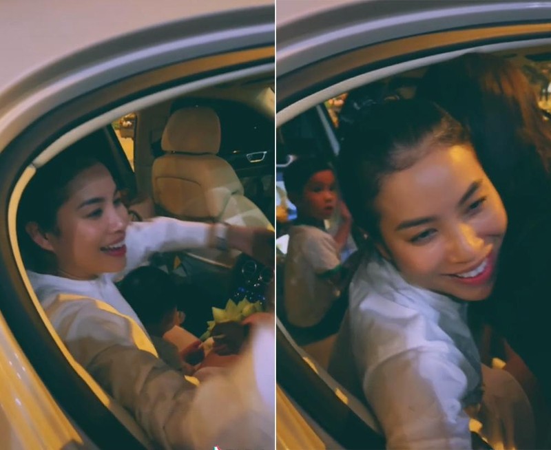 Phạm Hương xúc động gặp lại các fan yêu quý. Ảnh: Tiktok @hanienguyen135 Phạm Hương xúc động gặp lại các fan yêu quý. Ảnh: Tiktok @hanienguyen135