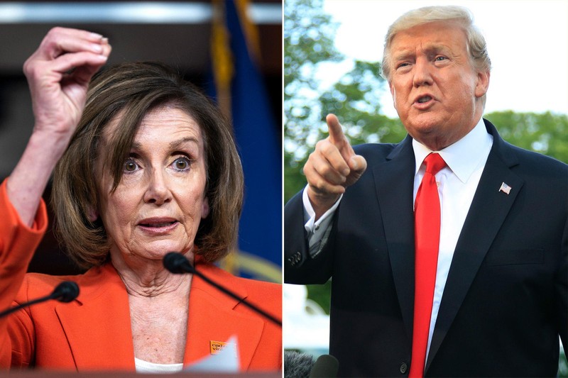 Chủ tịch Hạ viện Nancy Pelosi nói muốn ông Trump "ngồi tù" (Ảnh: CNN)