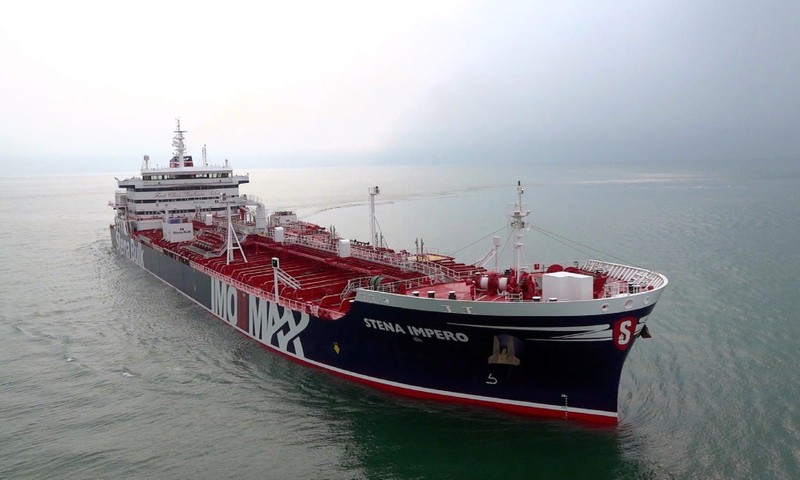 Tàu Stena Impero của Anh (Ảnh: Guardian)