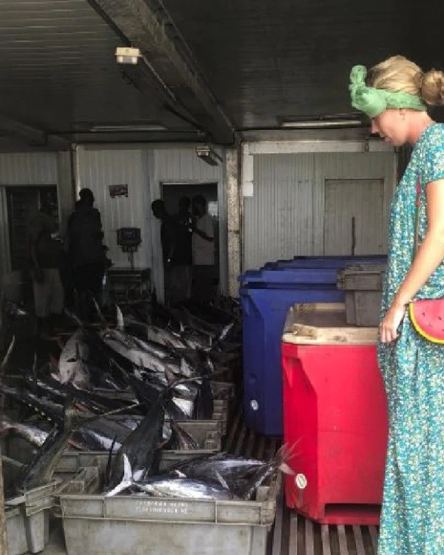 Bà Symonds trong chuyến thăm tới Somaliland hồi năm ngoái (Ảnh: AMP)