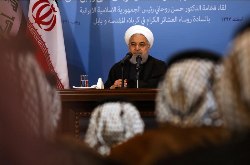 Tổng thống Iran Hassan Rouhani tuyên bố không bao giờ đối thoại song phương với Mỹ (Ảnh: Reuters)