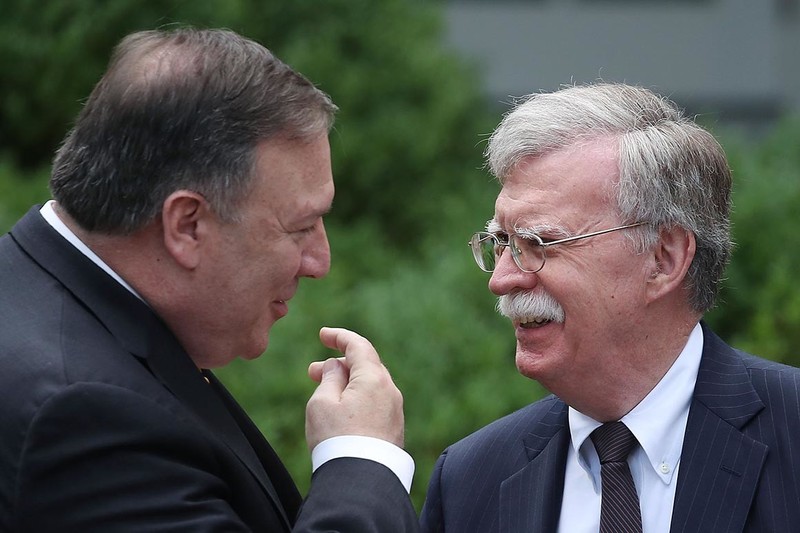 Ông Bolton được cho là nhân tố mà Ngoại trưởng Pompeo tìm cách lật đổ bằng mọi giá (Ảnh: Politico) Ông Bolton được cho là nhân tố mà Ngoại trưởng Pompeo tìm cách lật đổ bằng mọi giá (Ảnh: Politico)