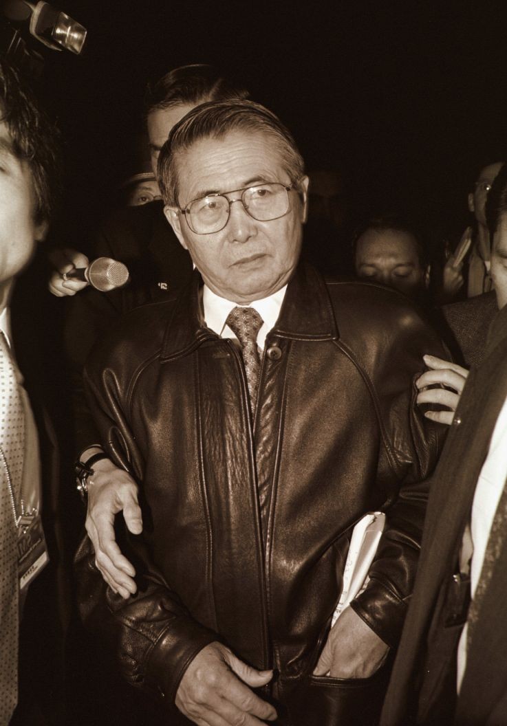 Tổng thống Peru Alberto Fujimori (Ảnh: Getty) Tổng thống Peru Alberto Fujimori (Ảnh: Getty)