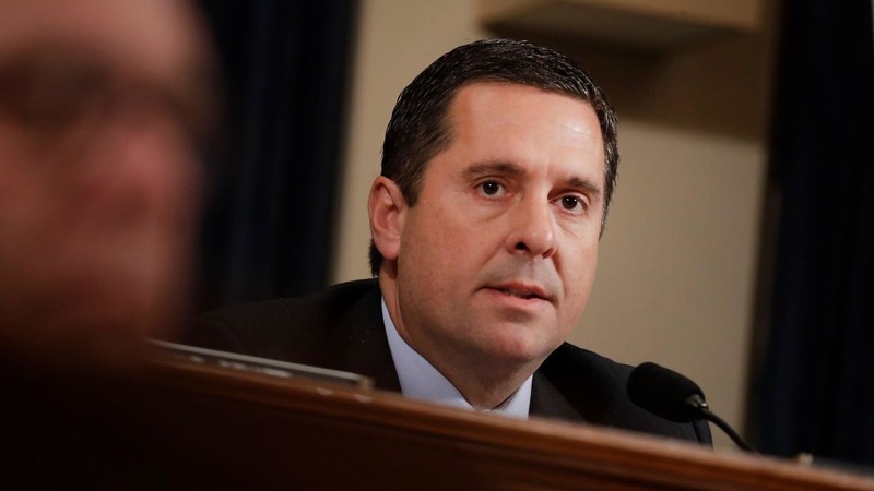 Ông Devin Nunes tại phiên điều trần (Ảnh: CNN)
