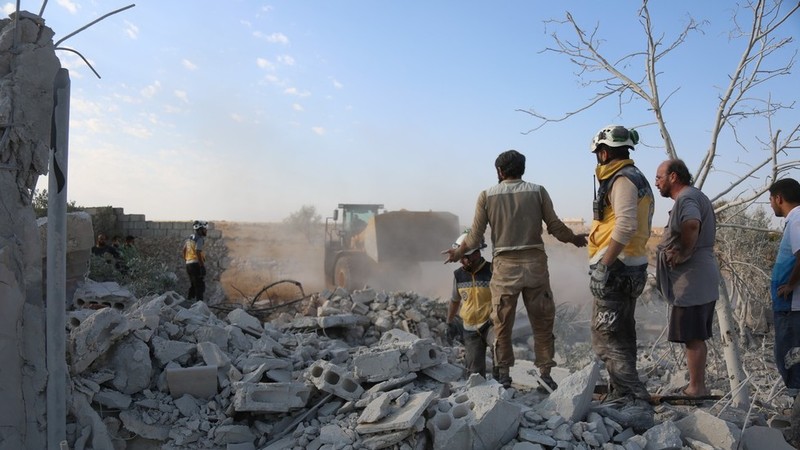 Tổ chức Mũ Trắng từng bị cáo buộc có liên hệ với những kẻ cực đoan, dựng chuyện về các vụ tấn công bằng cũ khí hóa học (Ảnh: RT)