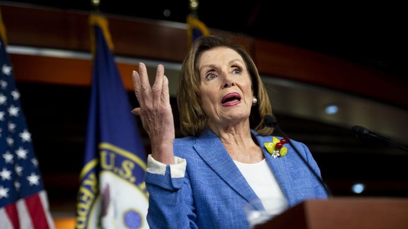 Bà Pelosi cho hay bà đang bận rộn và mới chỉ đọc một phần bức thư của ông Trump (Ảnh: Axios) Bà Pelosi cho hay bà đang bận rộn và mới chỉ đọc một phần bức thư của ông Trump (Ảnh: Axios)