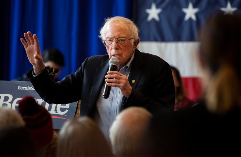 Ứng viên của đảng Dân chủ Bernie Sanders (Ảnh: NYTimes)