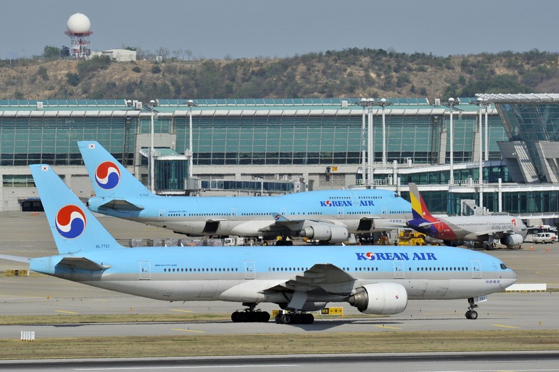 Hãng Korea Air quyết định dừng các chuyến bay đến và đi Daegu (Ảnh: CNN)