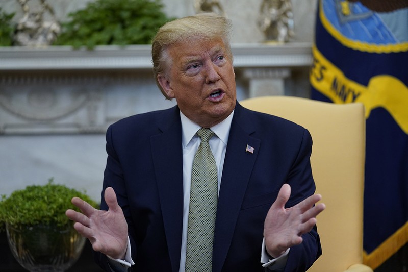 Tổng thống Mỹ Donald Trump (Ảnh: Politico)