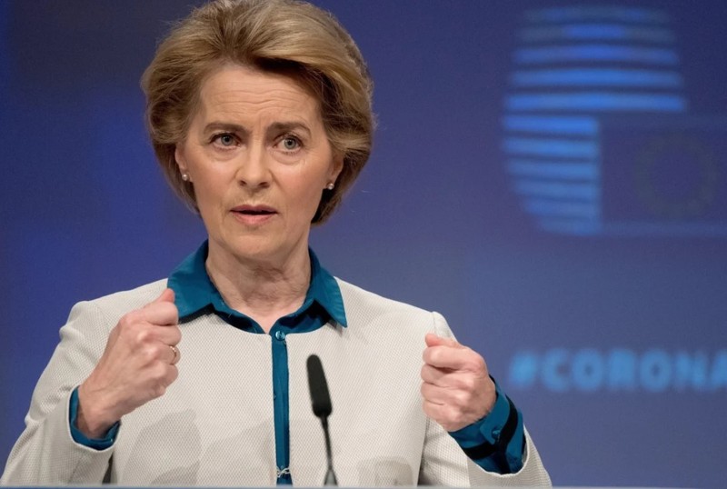 Chủ tịch EC Ursula von der Leyen kêu gọi Trung Quốc tham gia cuộc điều tra nguồn gốc virus corona (Ảnh: DPA)