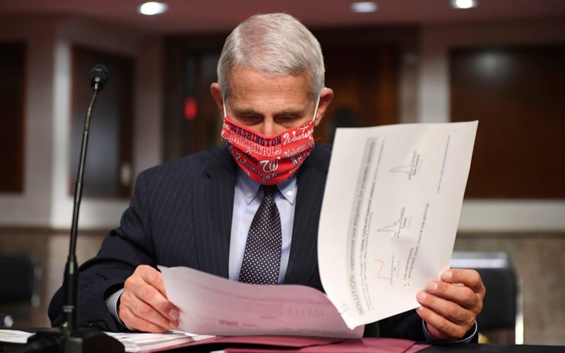 Tiến sĩ Anthony Fauci cho rằng Mỹ đã không đóng cửa hoàn toàn để ngăn dịch COVID-19 (Ảnh: Telegraph) Tiến sĩ Anthony Fauci cho rằng Mỹ đã không đóng cửa hoàn toàn để ngăn dịch COVID-19 (Ảnh: Telegraph)