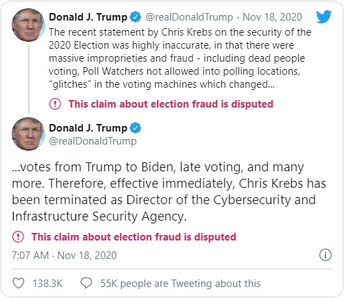 Đoạn tweet của ông Trump (Ảnh: Twitter)